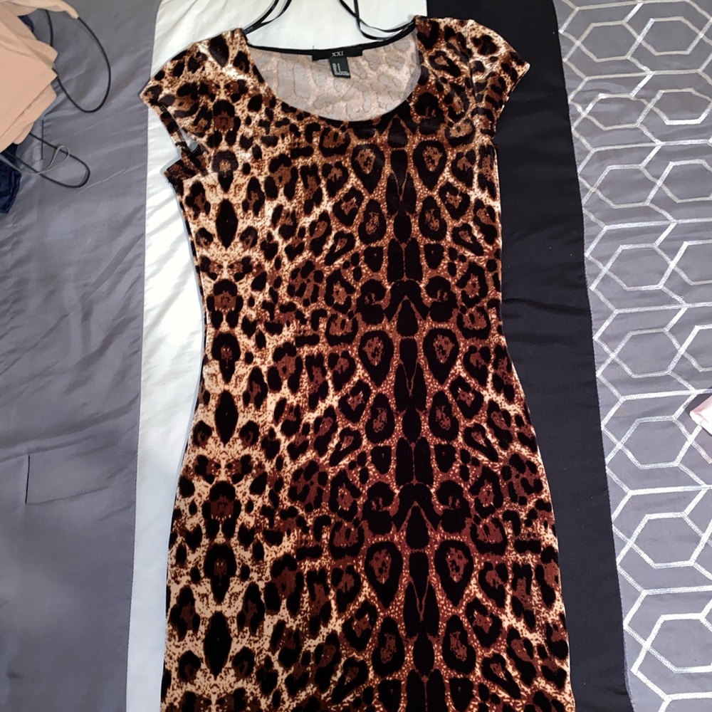 Cheetah print dress , has only been worn once